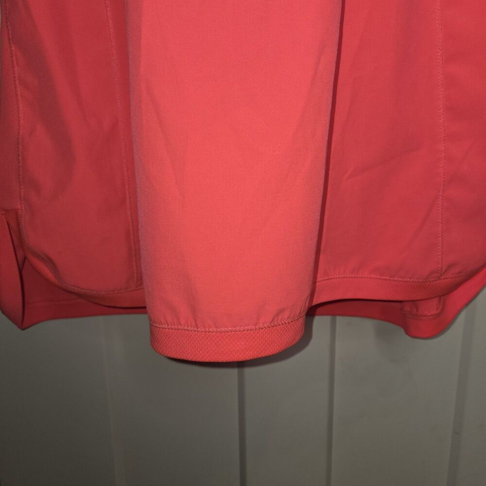 Calvin Klein Performance Quick Dry Top Womens 3X Coral Short Sleeve Cutout Back - Picture 6 of 9